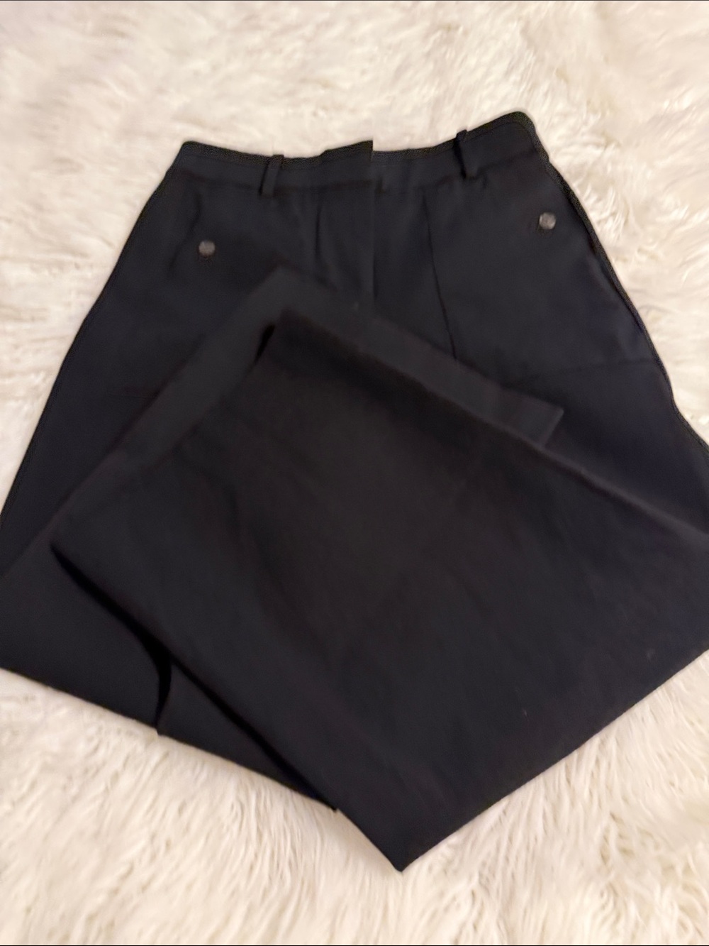 J. Crew Black High-Waist Wide Leg Pants size 4 inseam 25” brand new - Picture 9 of 9